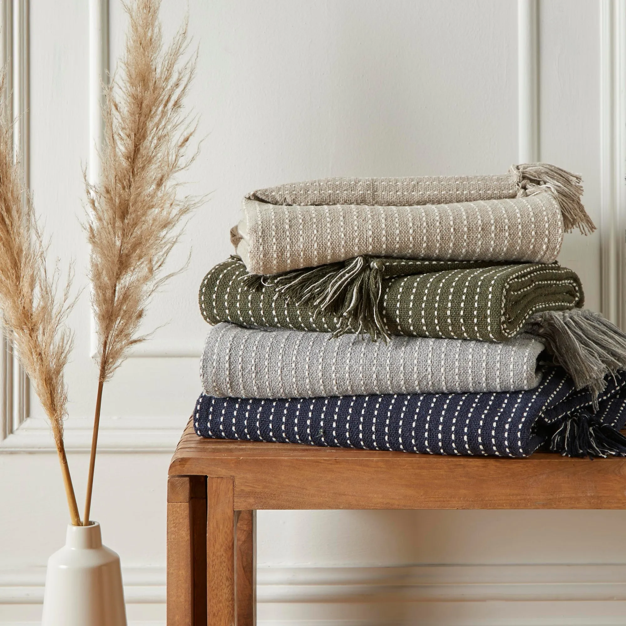 Drift Home Quinn Throw - Grey