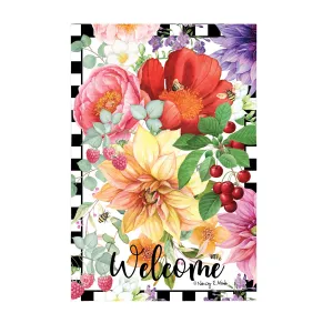 Enchanted Garden House Suede Flag,13s9671