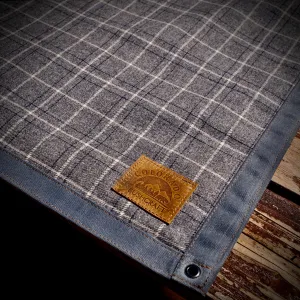 Extra Large Waxed Canvas and 100% Pendleton Wool Lined Bushcraft Ground Cloth