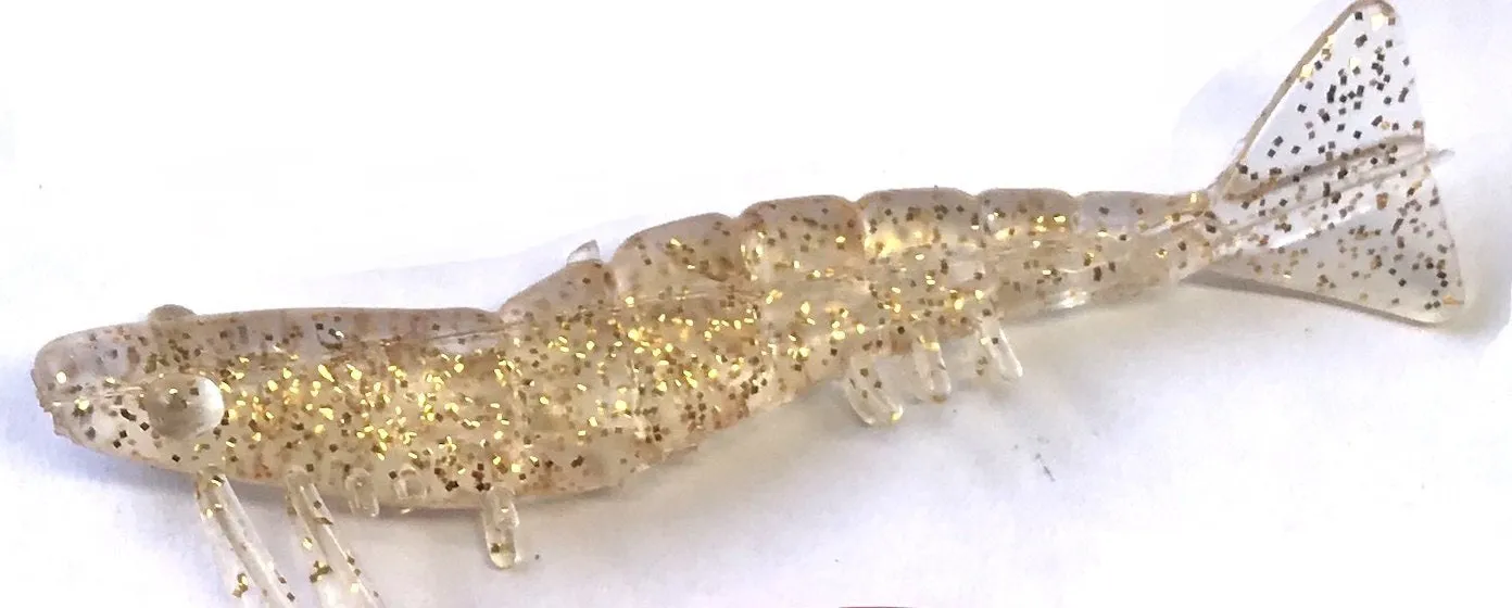 Gladiator Smash Bait Prawn 8.5cm Soft Plastic Fishing Lure