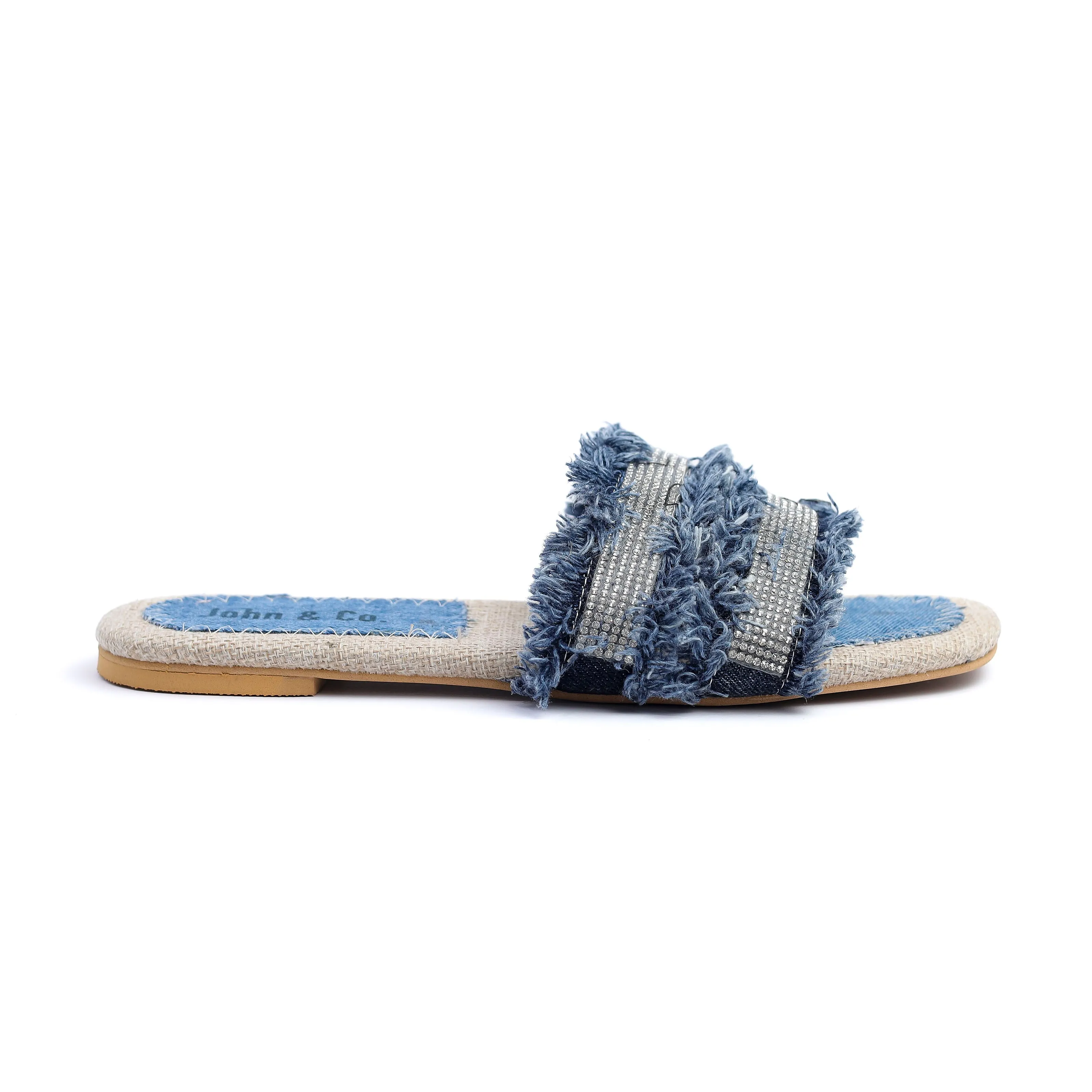 Glitter wave slipper