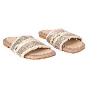 Glitter wave slipper