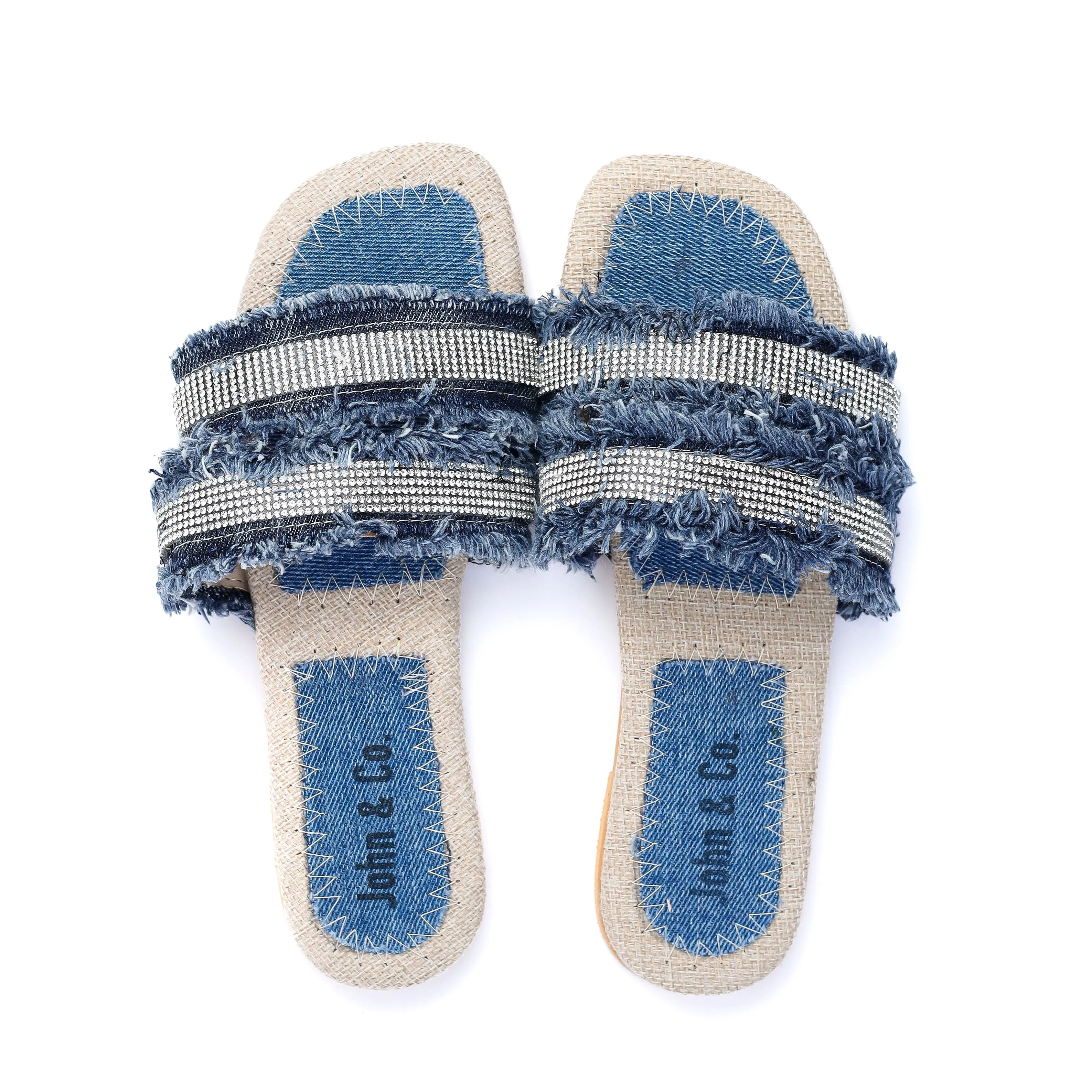 Glitter wave slipper