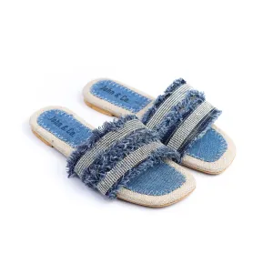 Glitter wave slipper