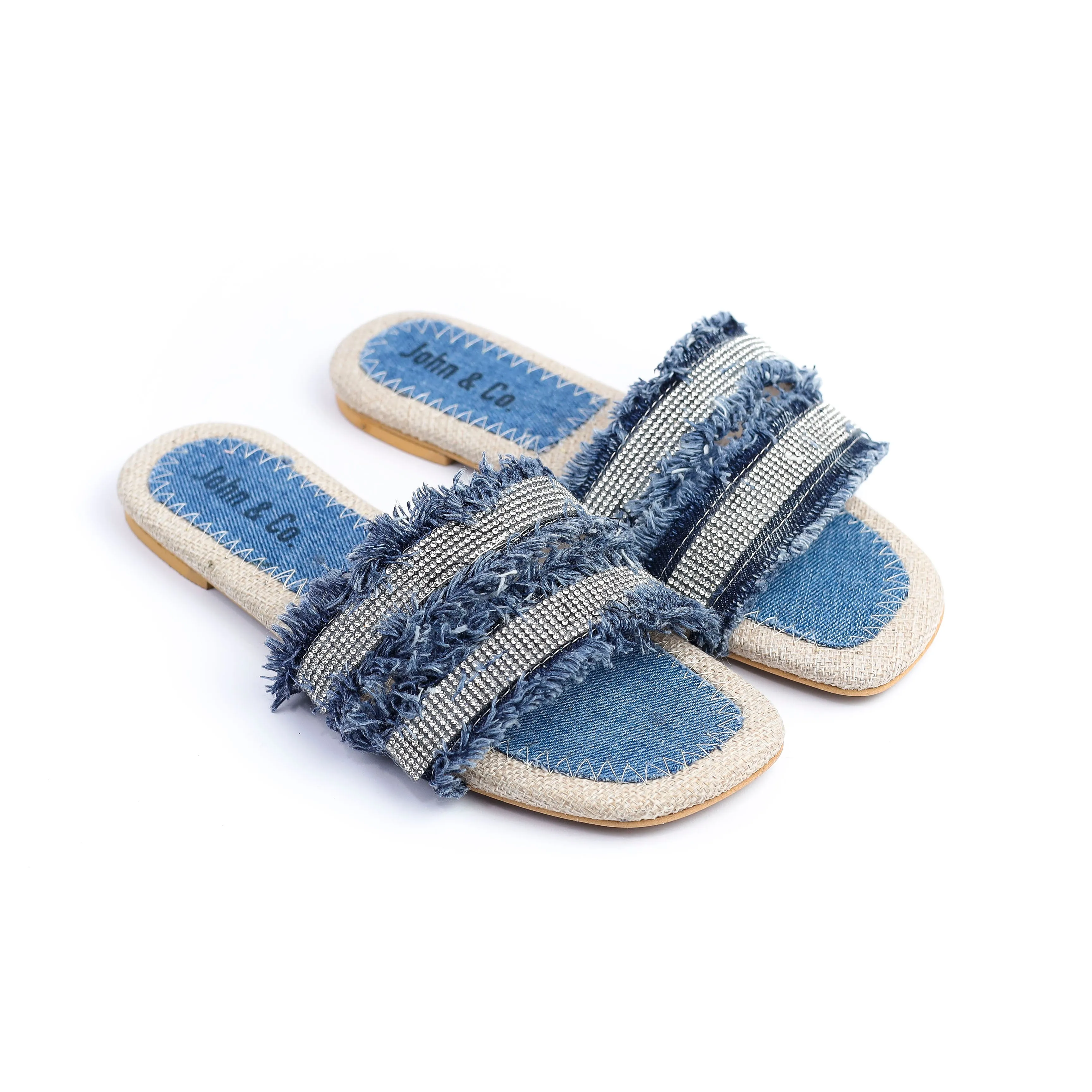 Glitter wave slipper