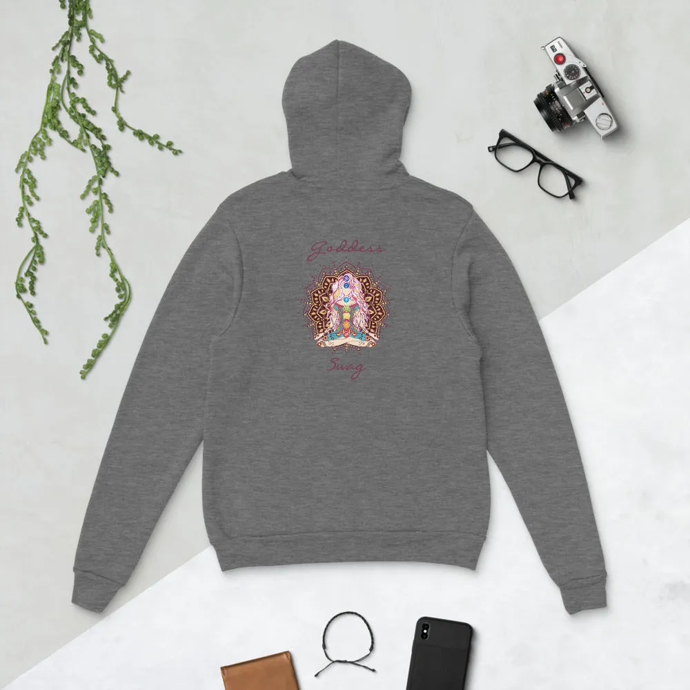 Goddess Swag™ Hoodie ~ Goddess with Chakra Mandala Design