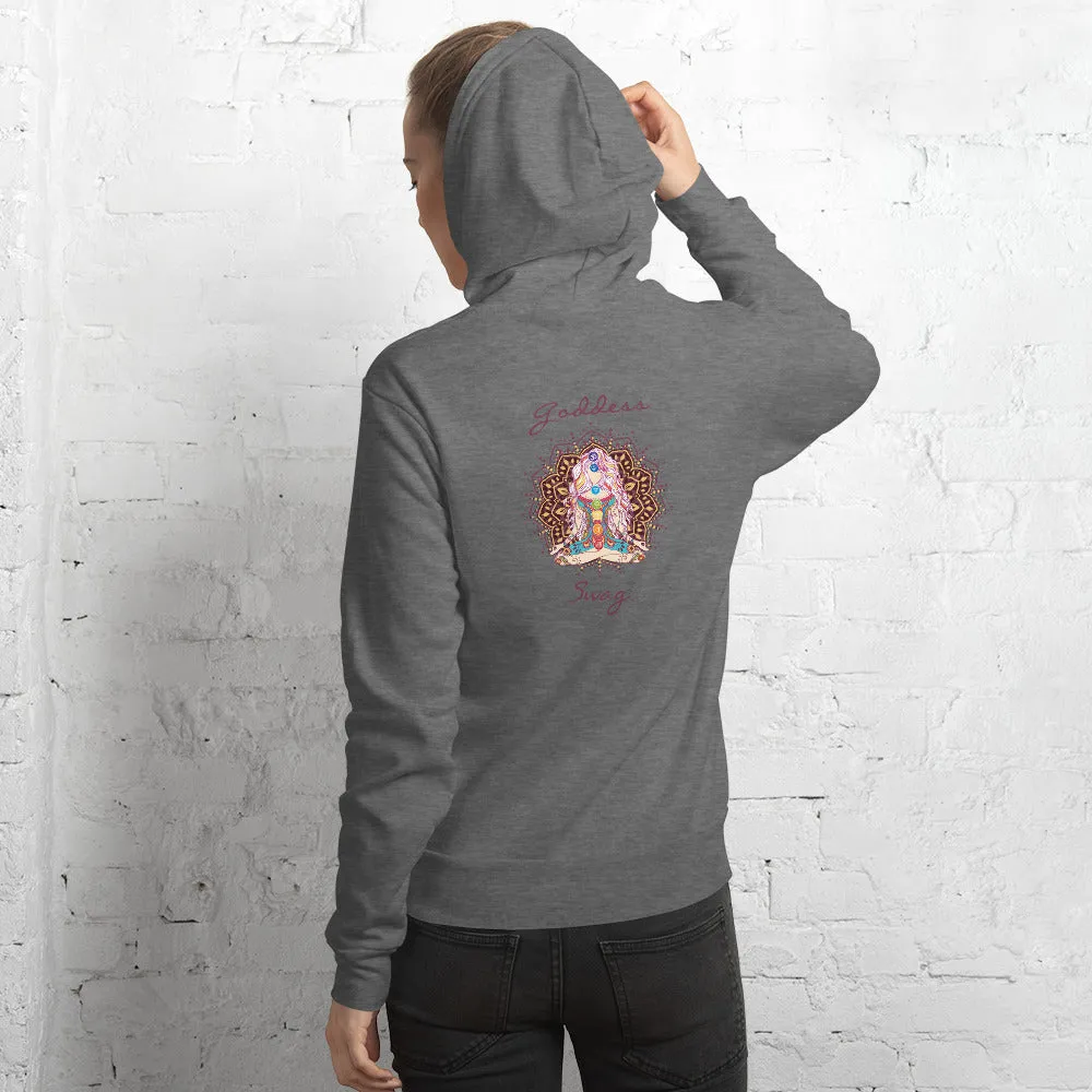 Goddess Swag™ Hoodie ~ Goddess with Chakra Mandala Design