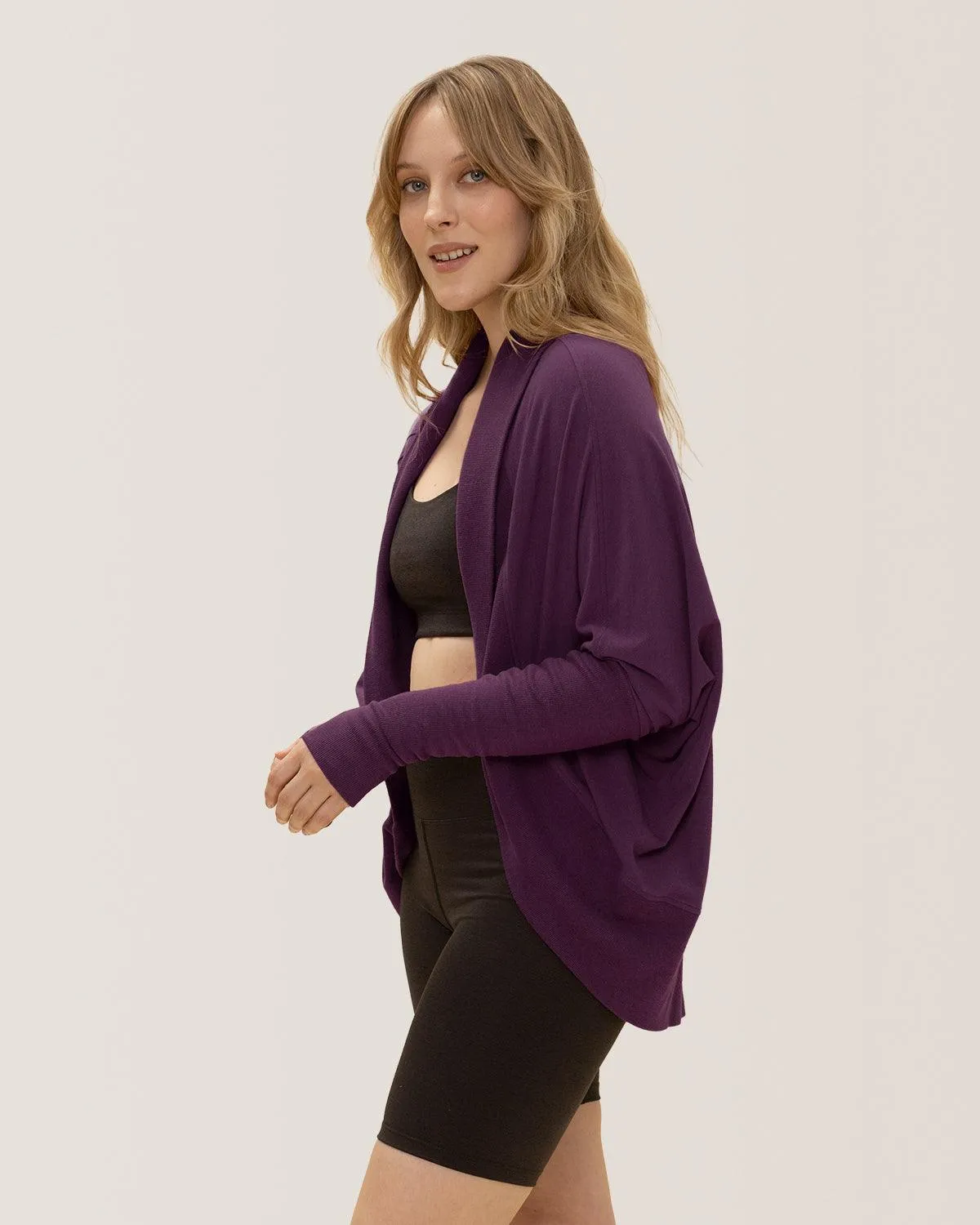 Grateful Shrug - Plum