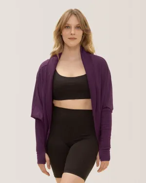 Grateful Shrug - Plum
