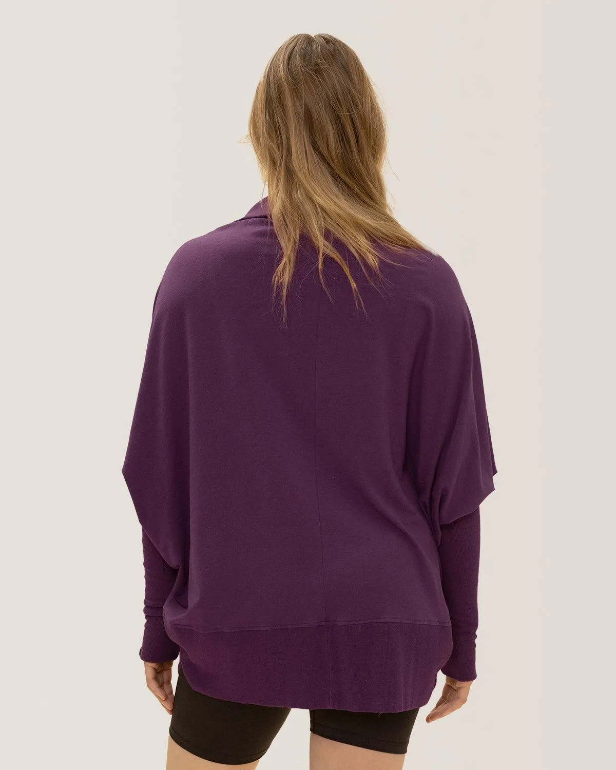 Grateful Shrug - Plum