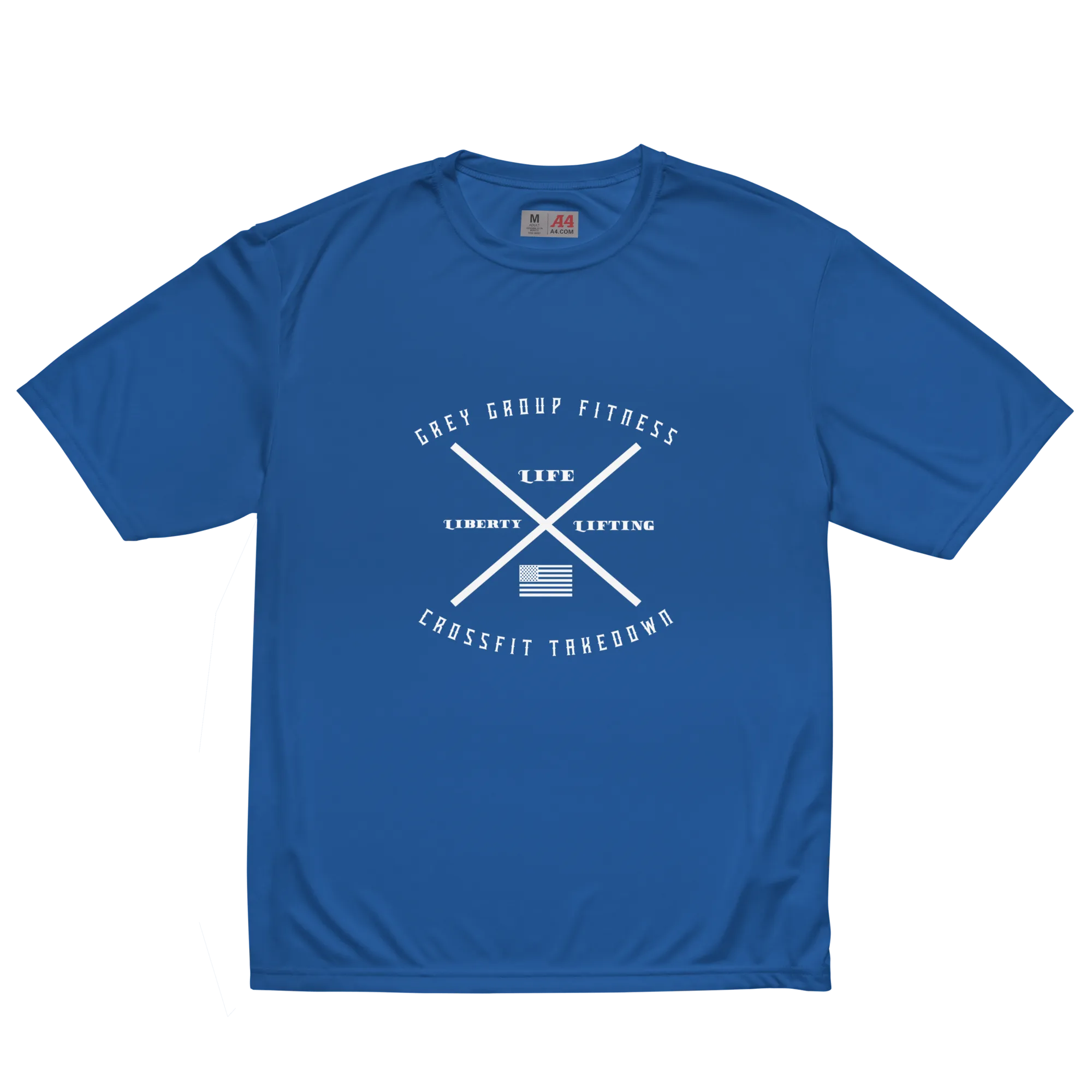 Grey Group Unisex performance crew neck t-shirt