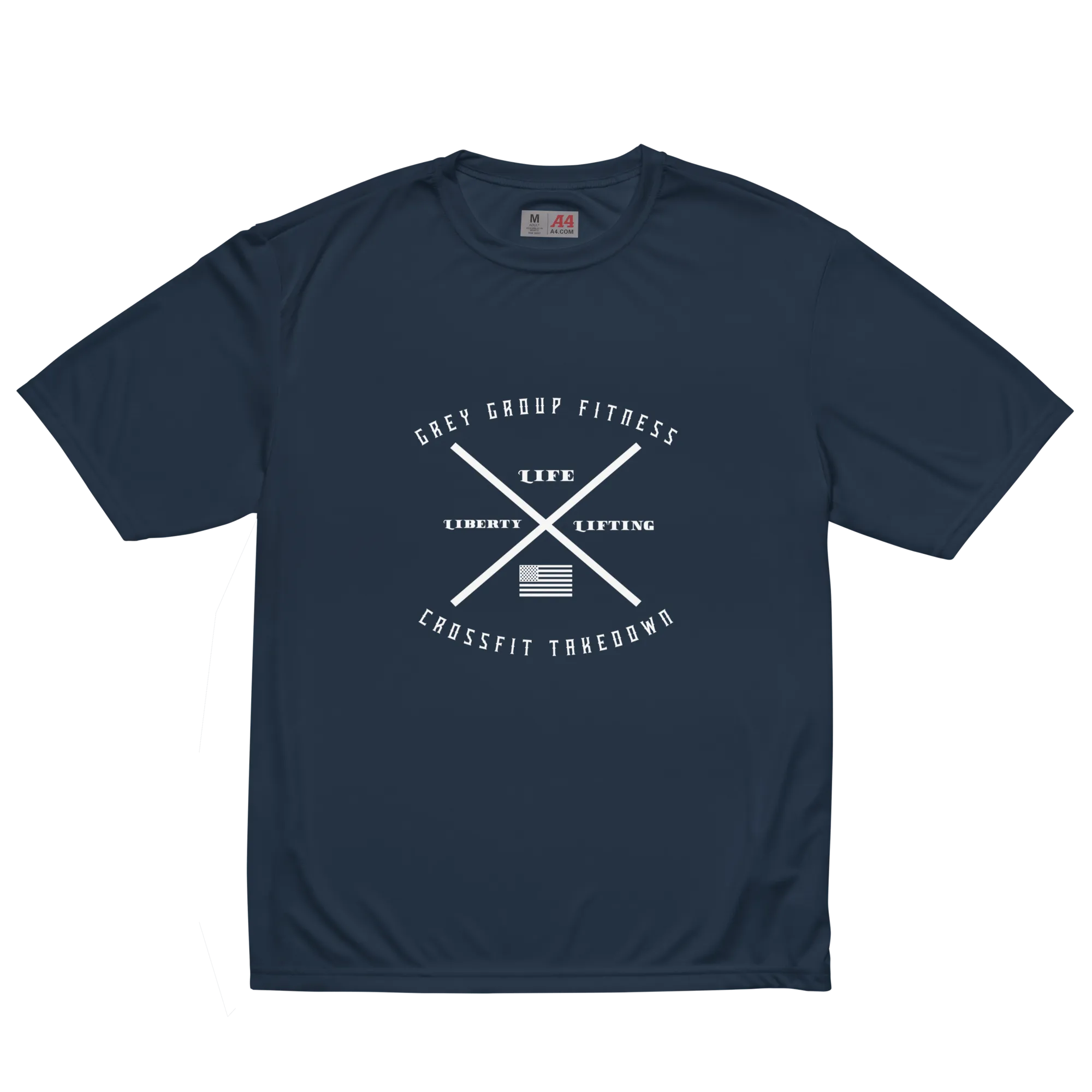 Grey Group Unisex performance crew neck t-shirt