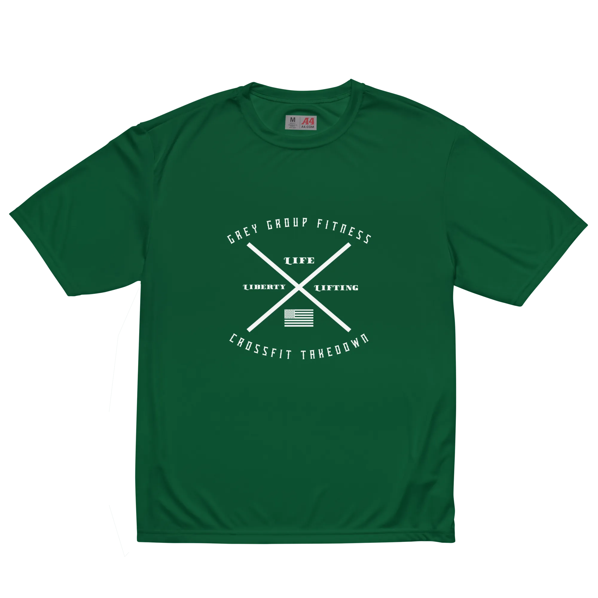 Grey Group Unisex performance crew neck t-shirt