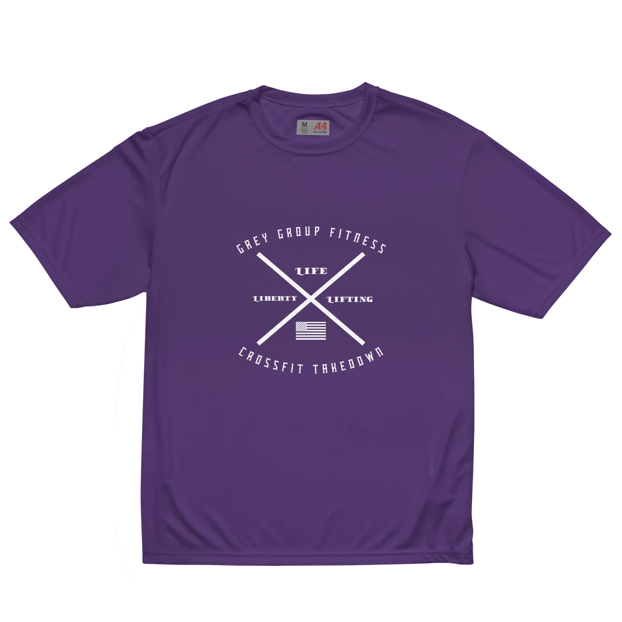 Grey Group Unisex performance crew neck t-shirt