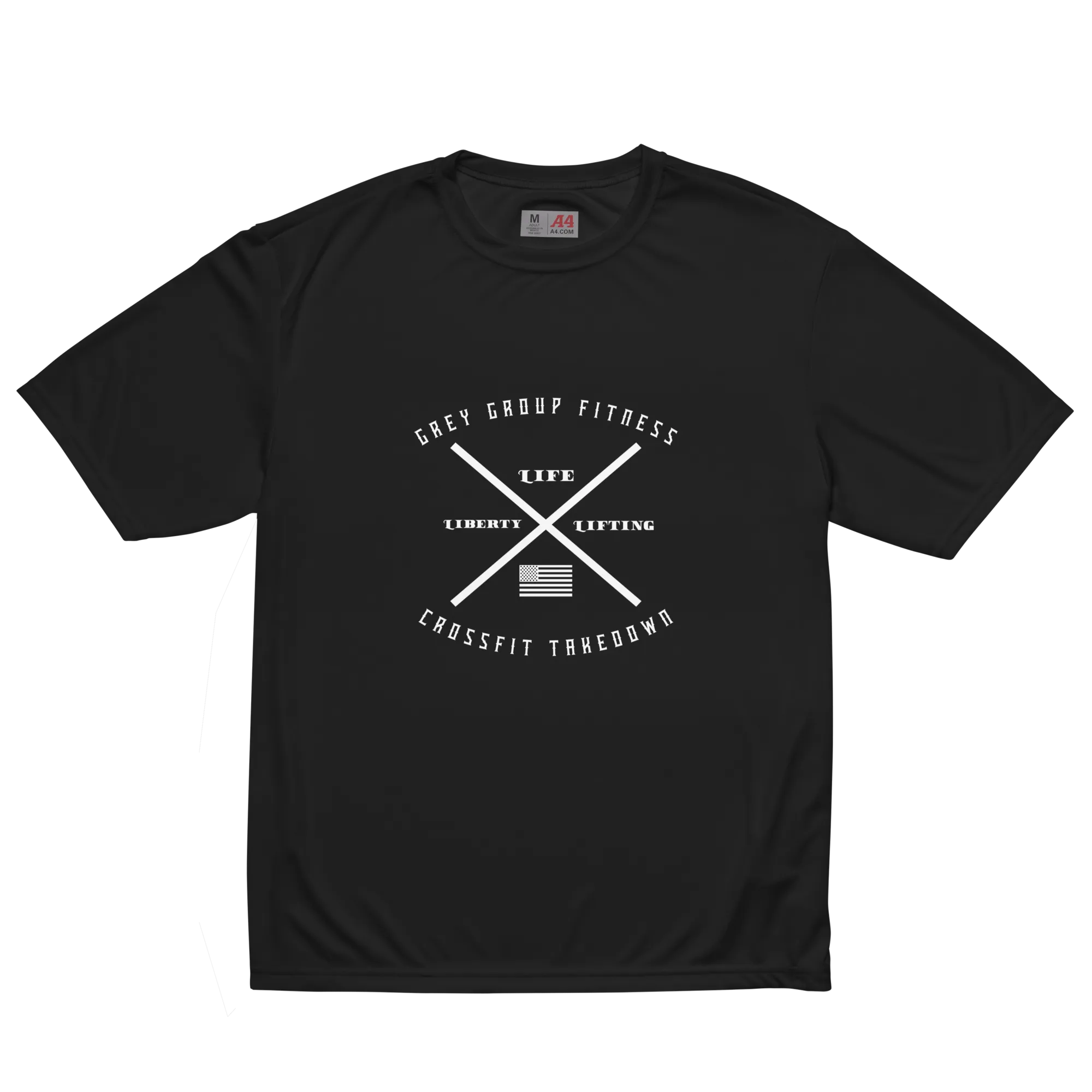 Grey Group Unisex performance crew neck t-shirt