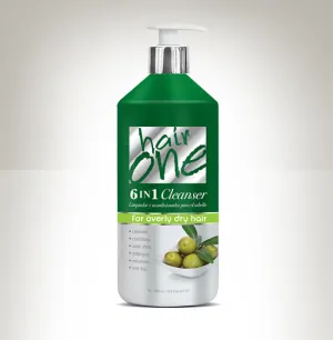 HAIR ONE 6 IN 1 CLEANSER OLIVE OIL FOR OVERLY DRY HAIR 33.8 OZ.