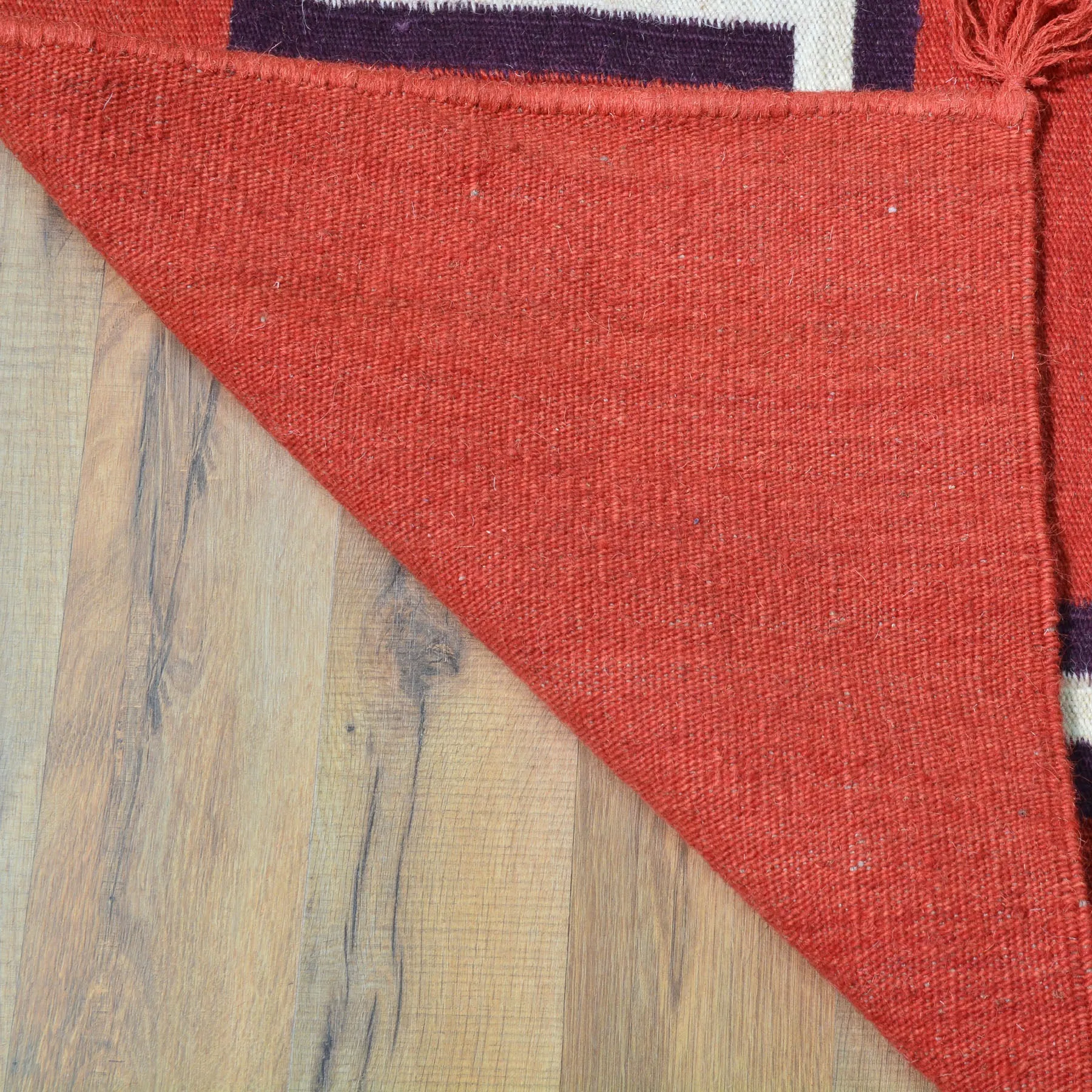Hand-Woven Fine Southwestern Flatweave Handmade Wool Rug (Size 4.0 X 6.0) Cwral-8373