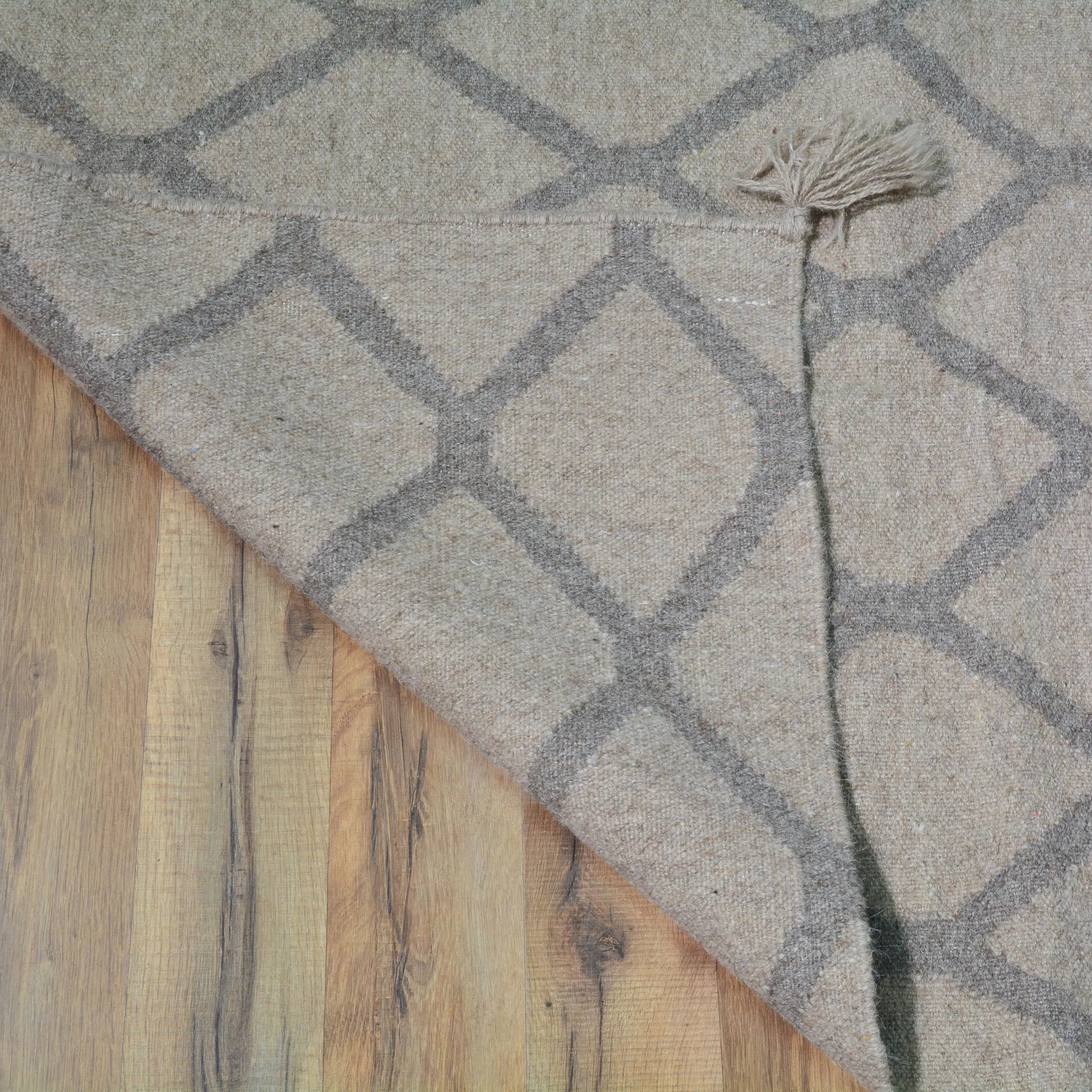 Hand-Woven Reversible Modern Design Kilim Handmade Wool Rug (Size 6.0 X 9.0) Cwral-10095