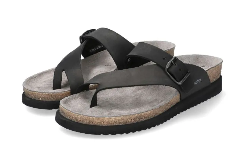 'Helen' women's thong sandal - black