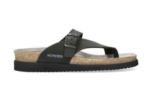 'Helen' women's thong sandal - black