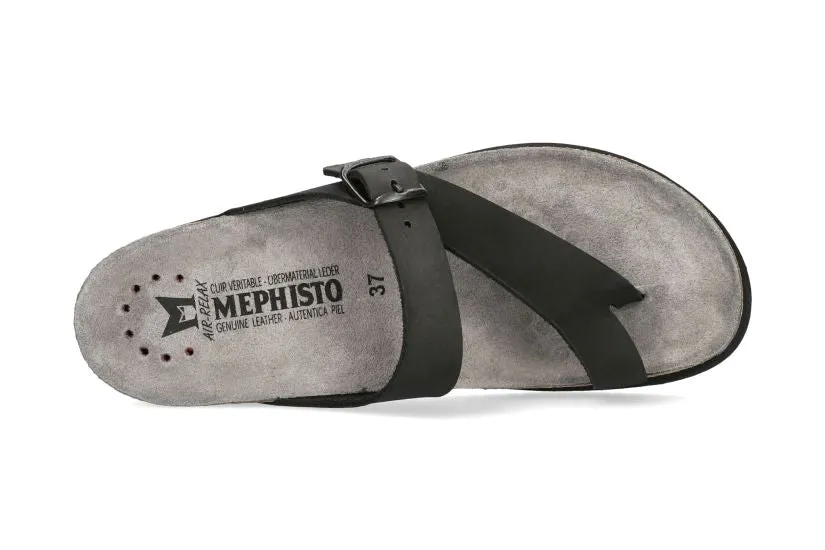 'Helen' women's thong sandal - black