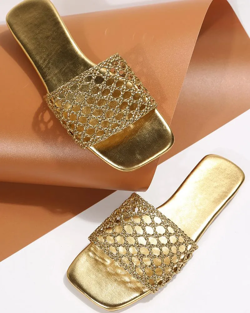 Hollow Out Summer Beach Slippers