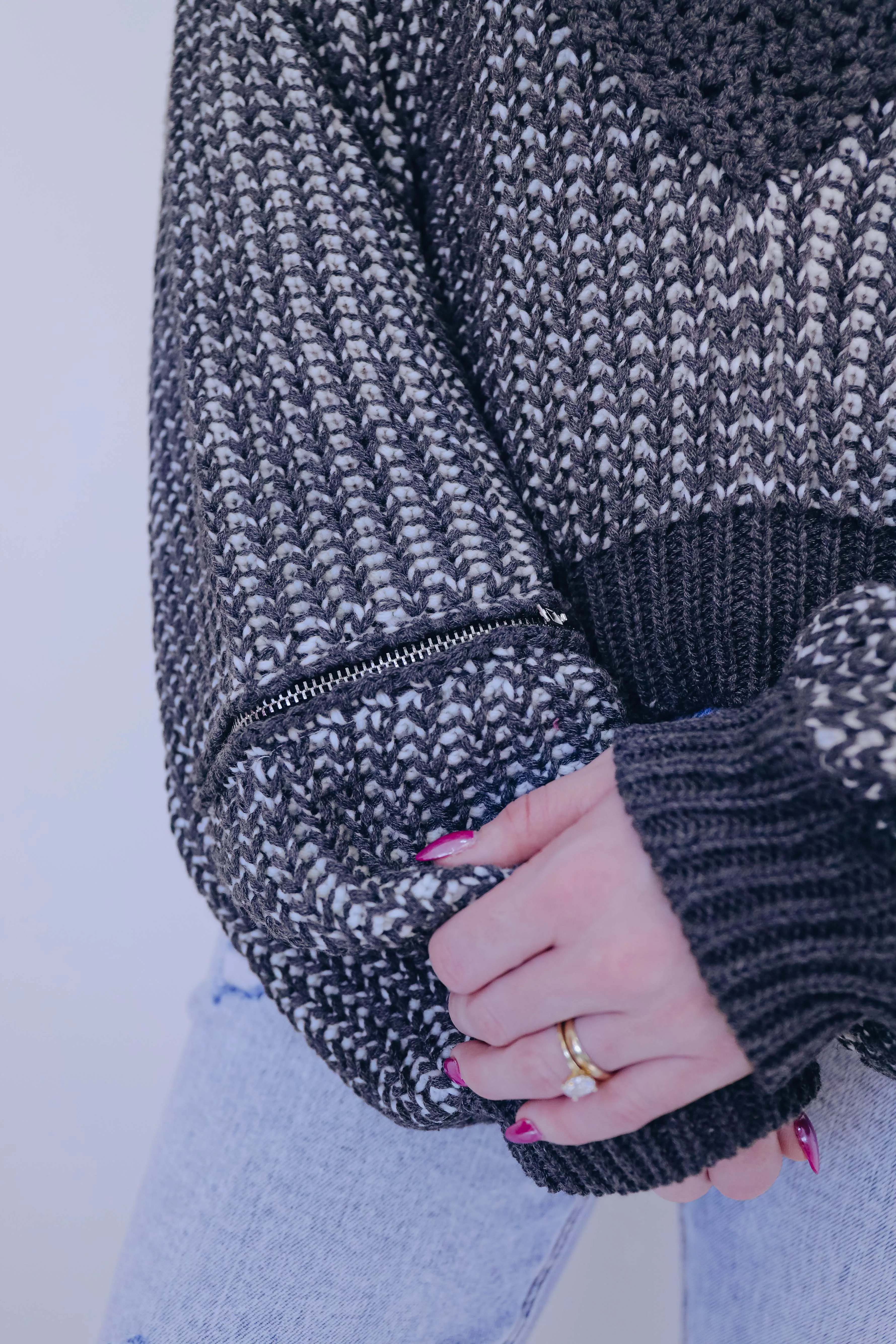 I Heart A Cozy Cropped Sweater By POL - 4 Colors