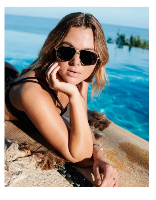 I-Sea Bliss Gold/Smoke Polarized Lens