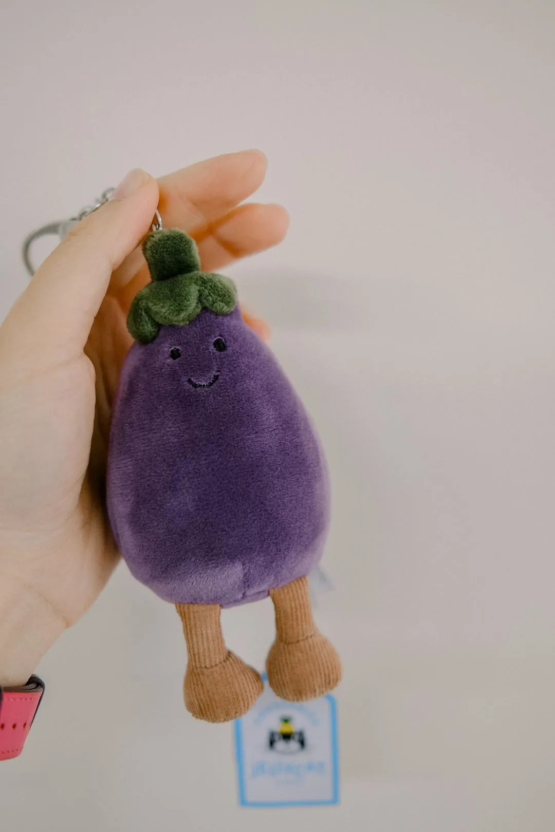 Jellycat Vivacious Eggplant Bag Charm