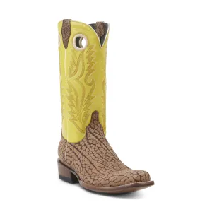 Joaquin (Rubber Sole) - Cutter Toe - Sand/Yellow