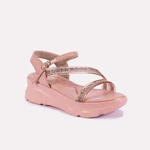 Jocelyn Peach Chunky Soft Sandals 0421058