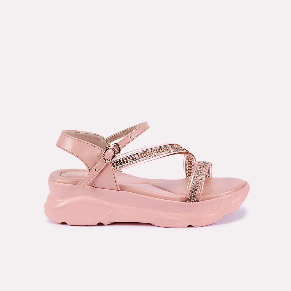 Jocelyn Peach Chunky Soft Sandals 0421058