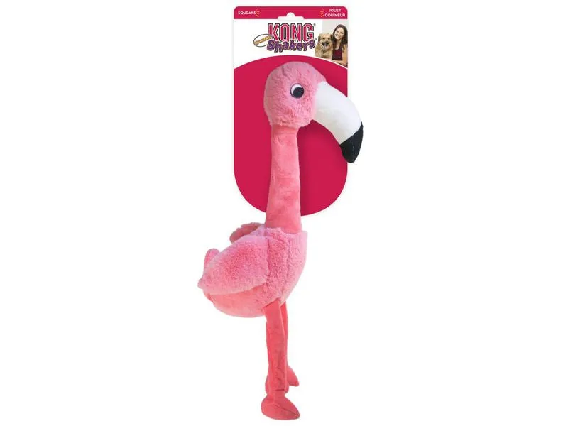 KONG Shakers Honkers Flamingo Dog Toy