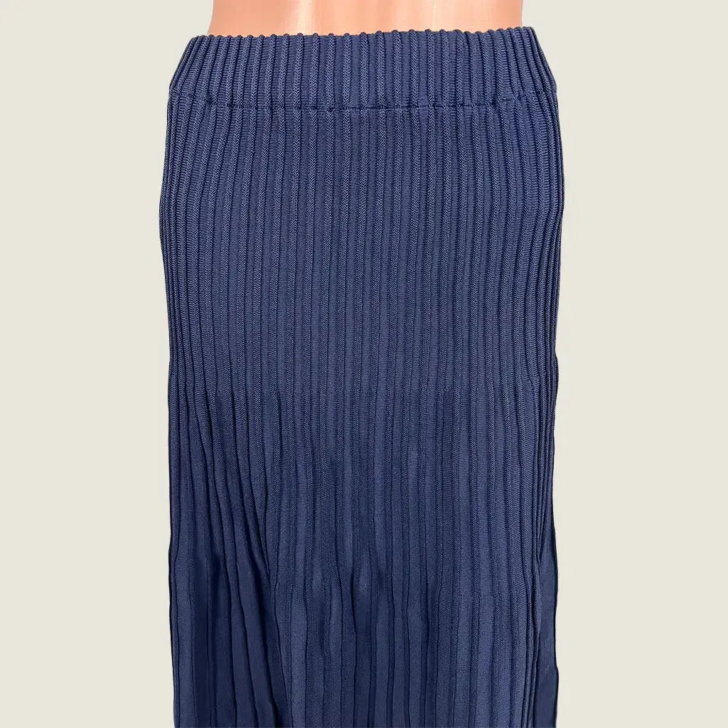 Label Of Love Ribbed A-Line Maxi Skirt L