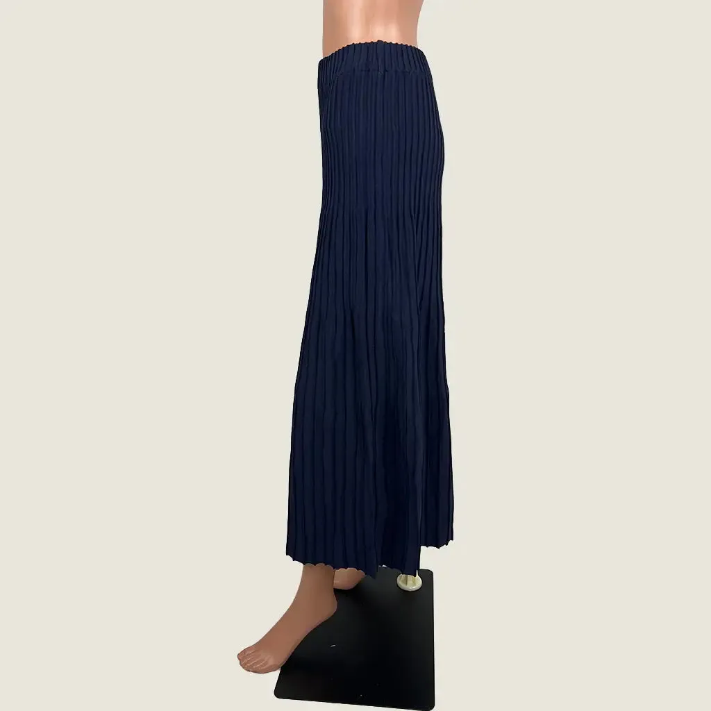 Label Of Love Ribbed A-Line Maxi Skirt L