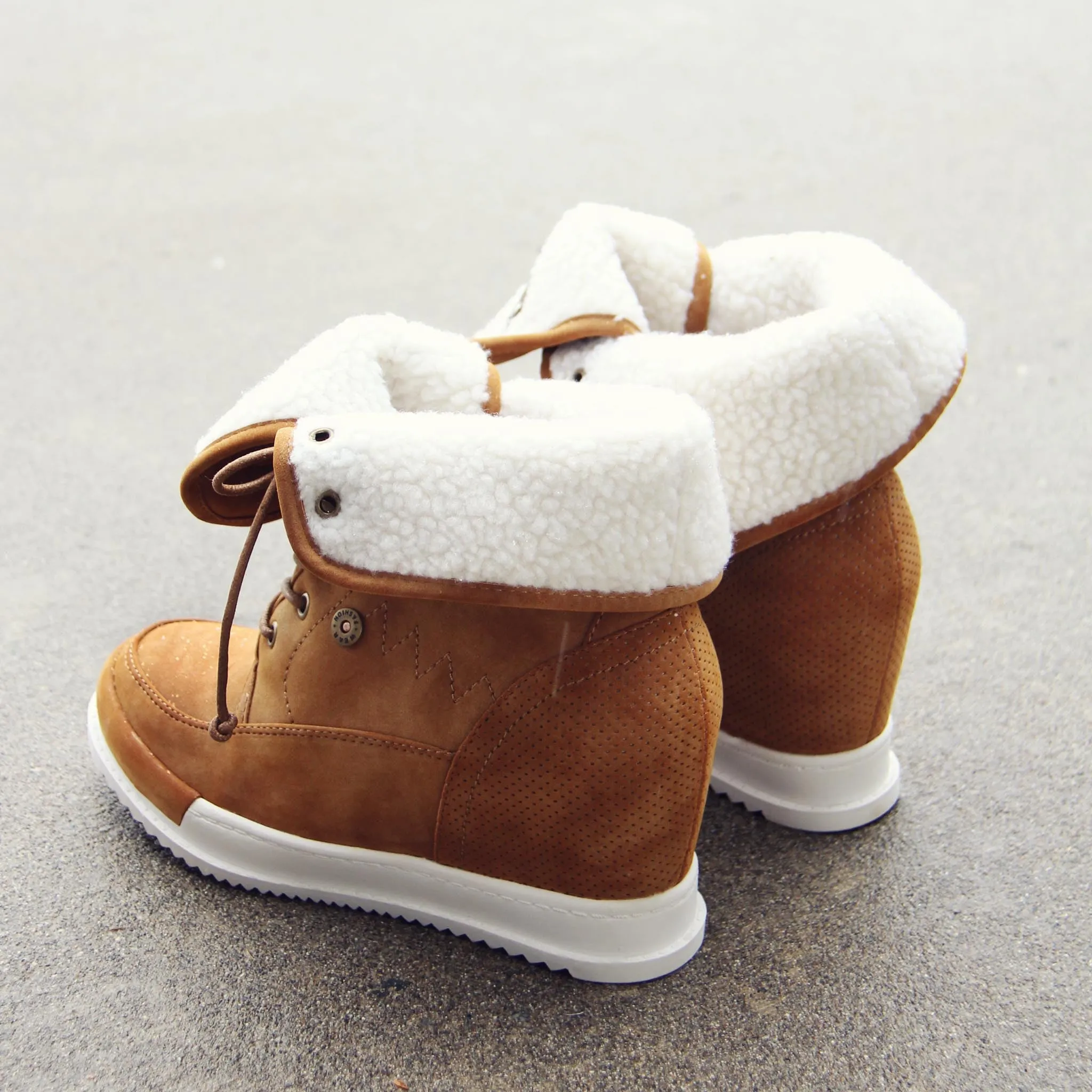 Lace & Cuffed Booties