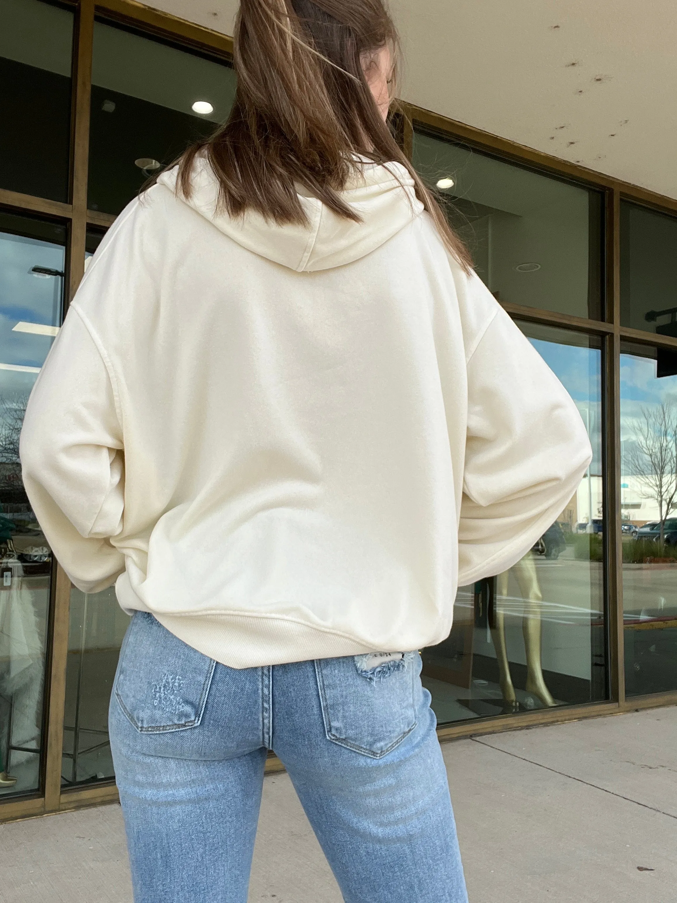 Layla Cream ultra soft hoodie