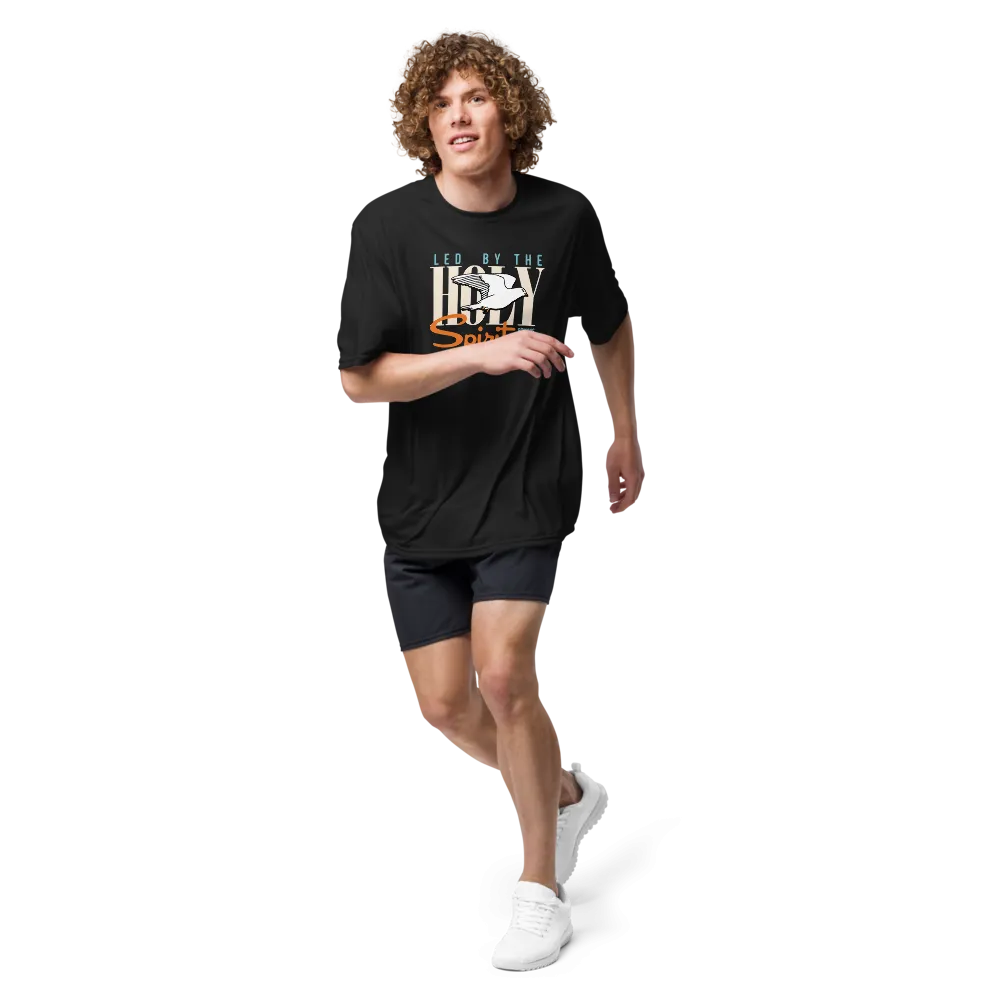Led by the Holy Spirit - Unisex performance crew neck t-shirt