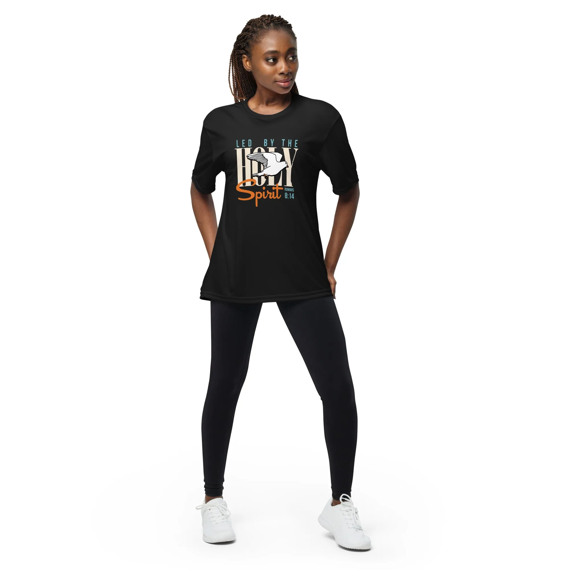 Led by the Holy Spirit - Unisex performance crew neck t-shirt