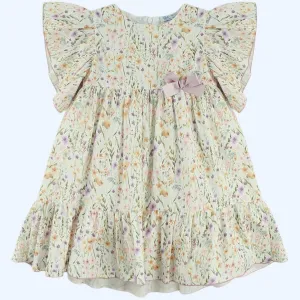 Lilac Floral Woven Dress