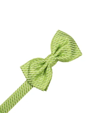 Lime Venetian Kids Bow Tie