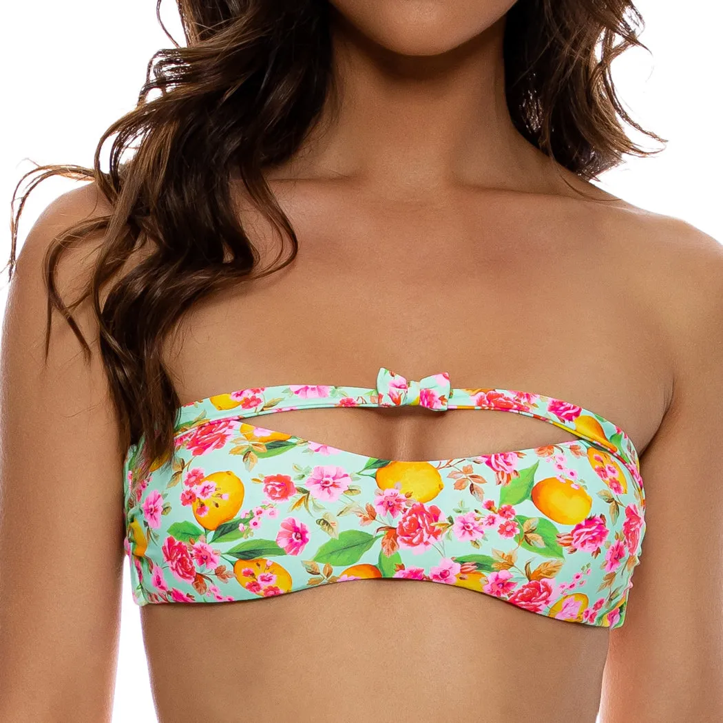 LIMONCELLO - Bow Bandeau Top