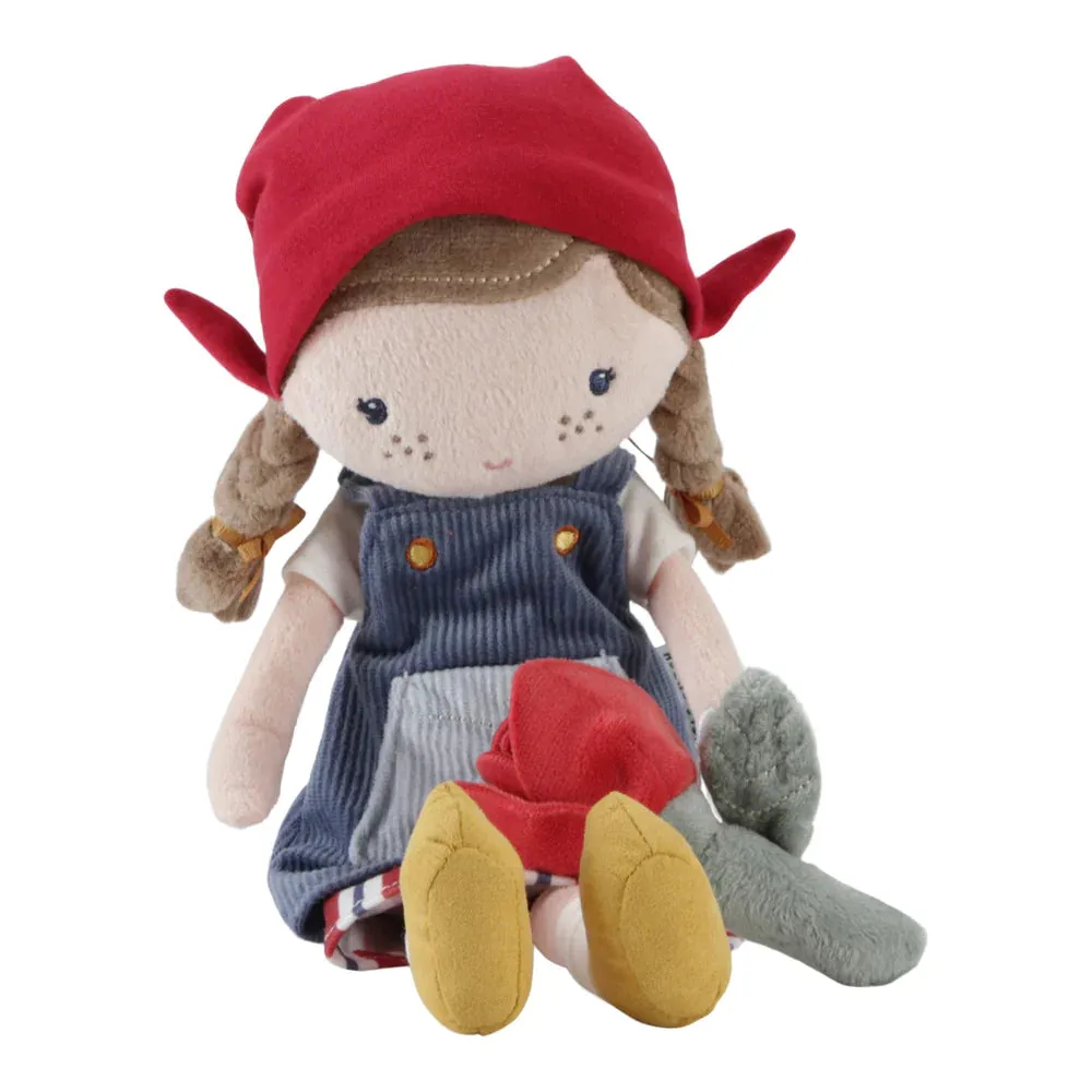 Little Dutch Little Farm - Cuddle Doll - Farmer Rosa With Tulip