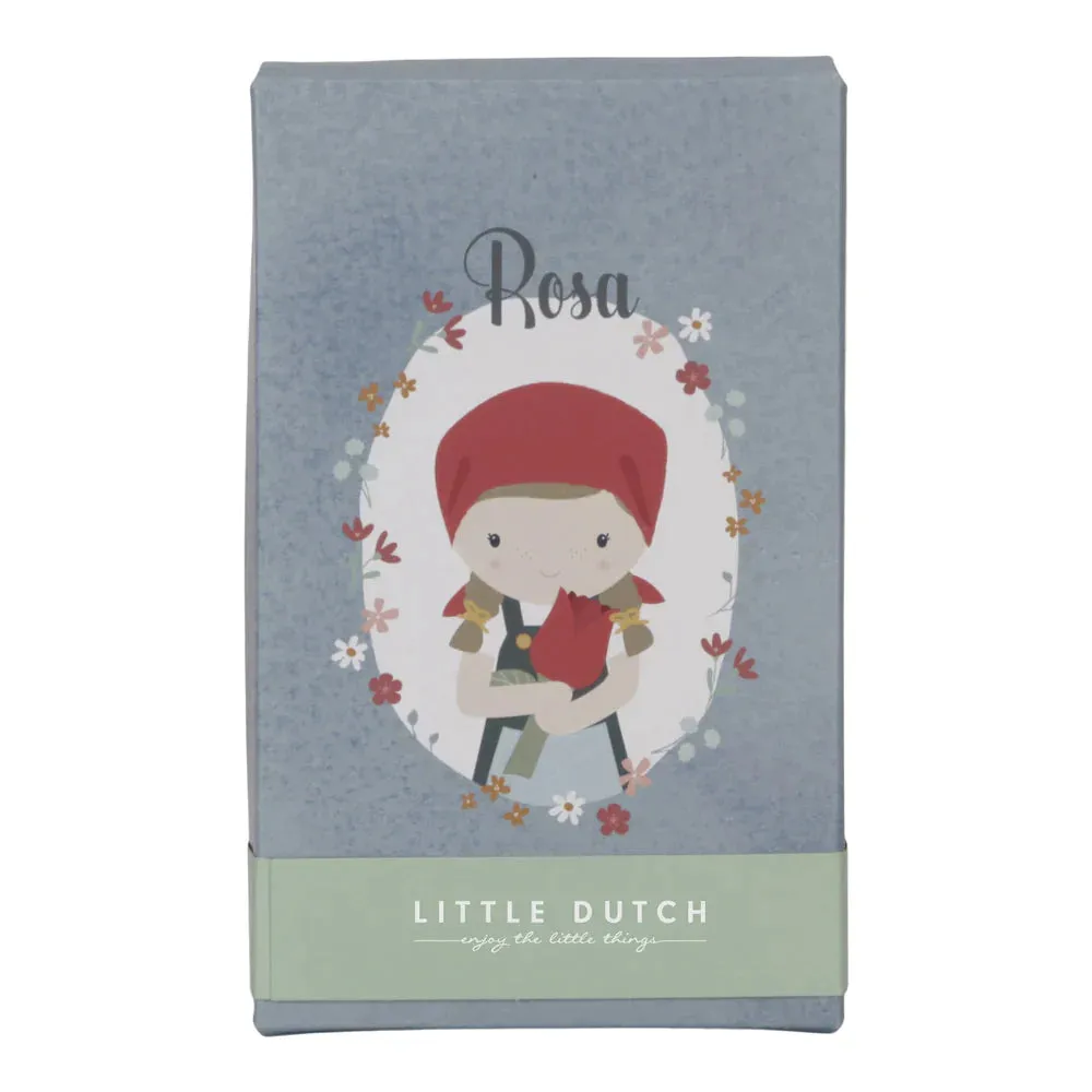 Little Dutch Little Farm - Cuddle Doll - Farmer Rosa With Tulip