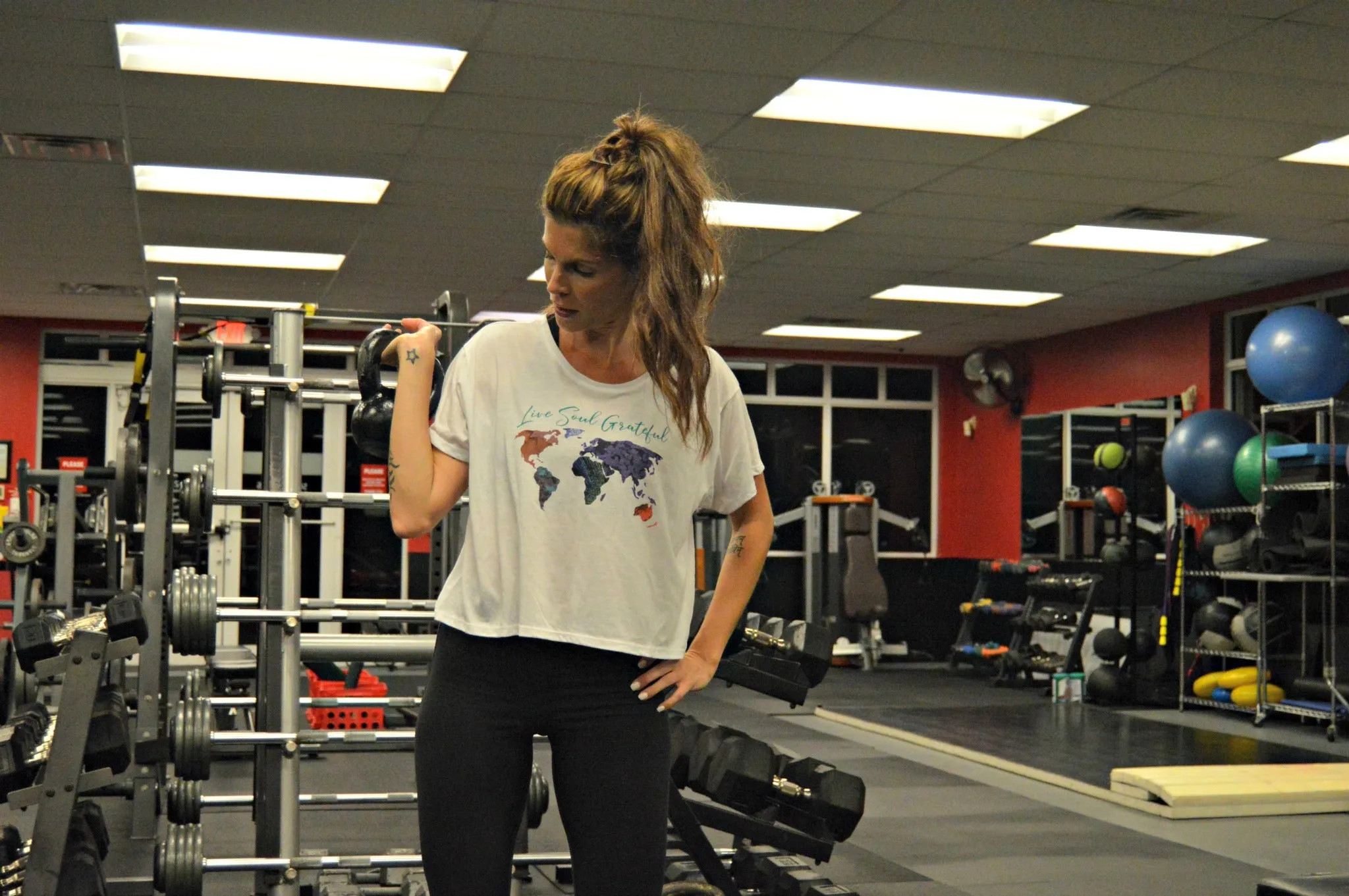 Live Soul Grateful Flowy Tee