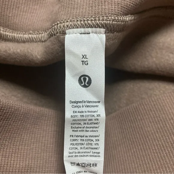 lululemon Scuba HR Scuba  Mini Skirt Brown tight fit Size XL