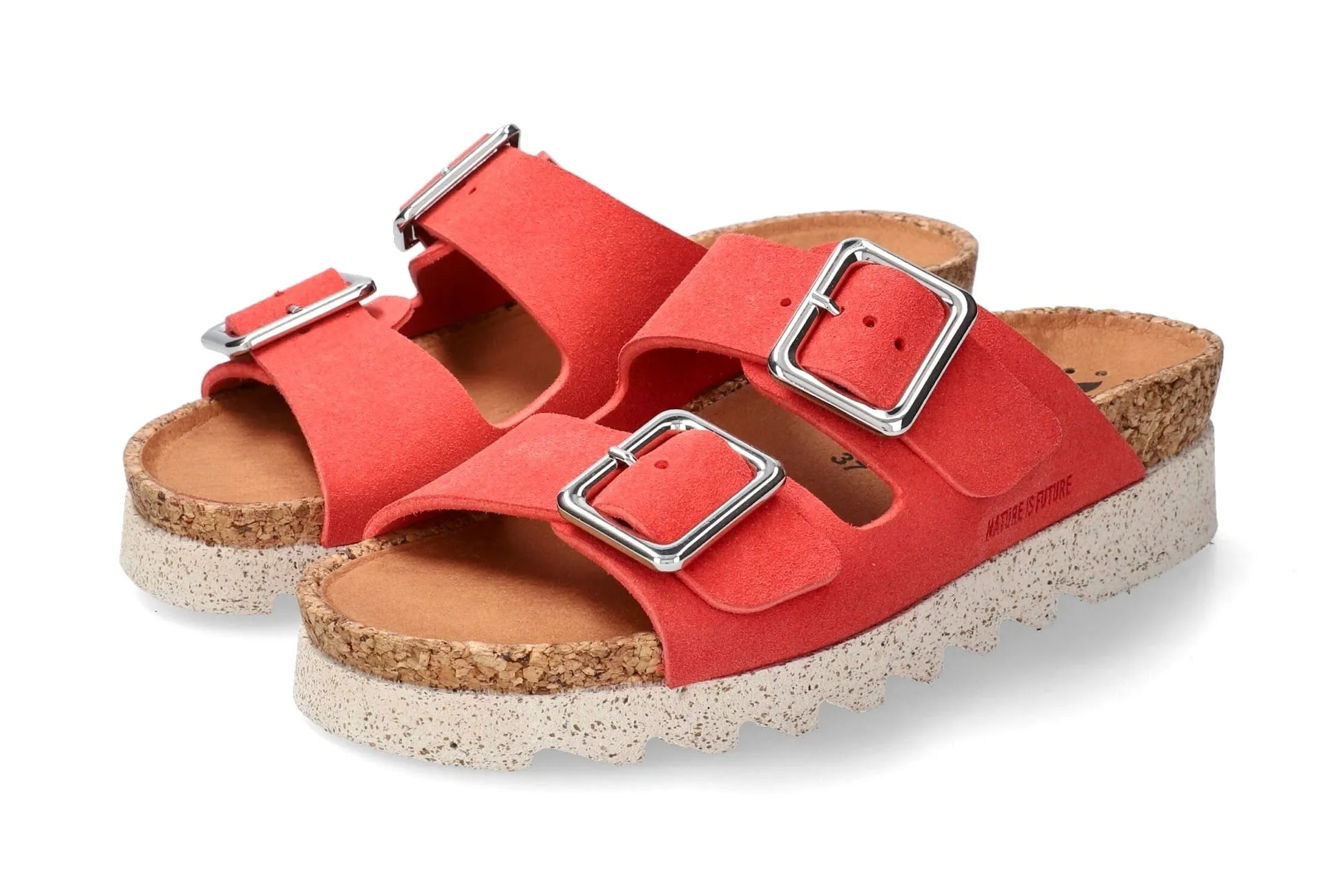 'Maelia' women's NATURE IS FUTURE slide sandal - red