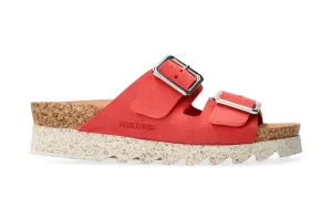 'Maelia' women's NATURE IS FUTURE slide sandal - red