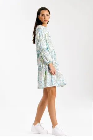 Martha Blue Floral Dress