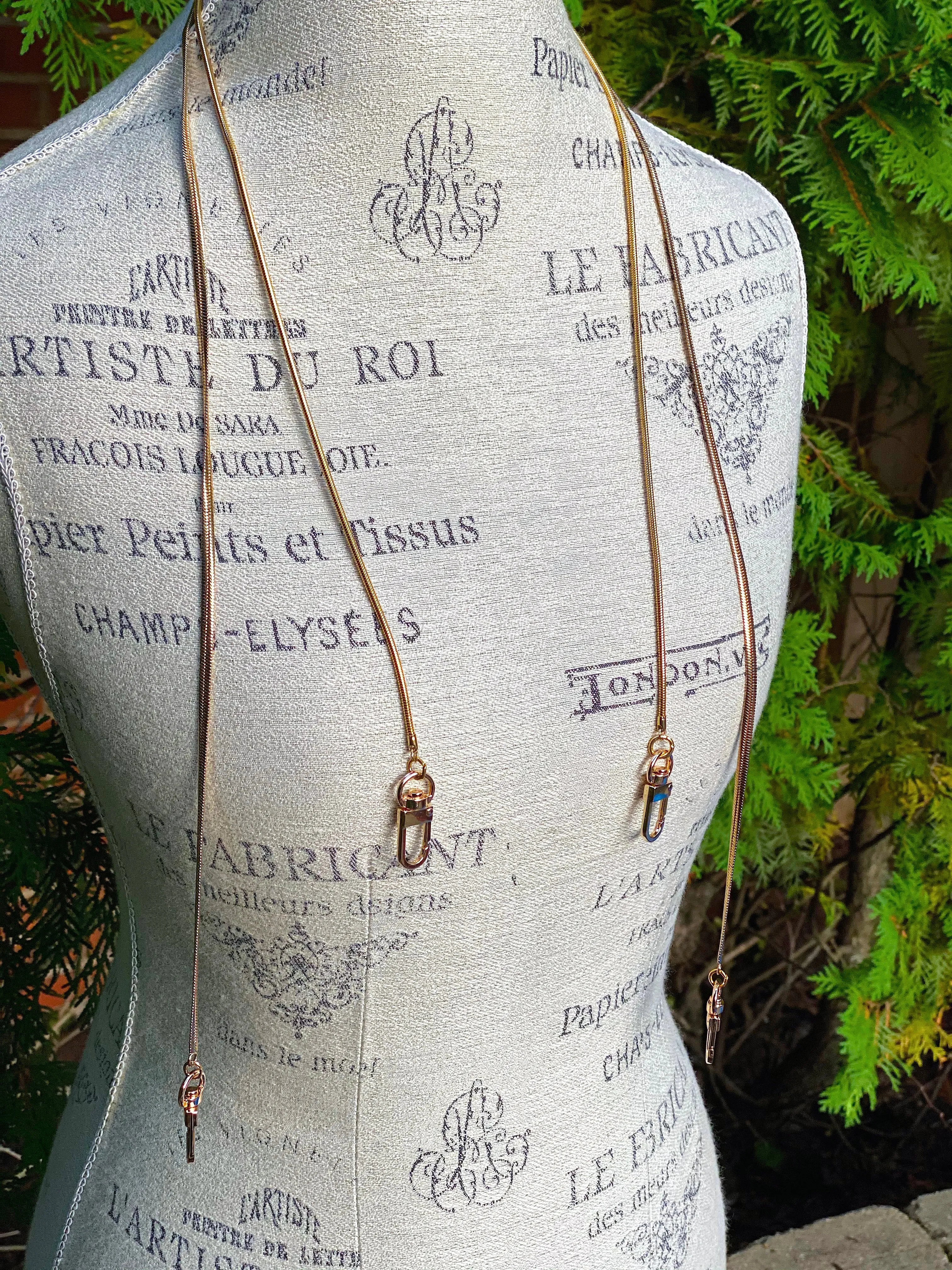 Mask Link Chain- Gold